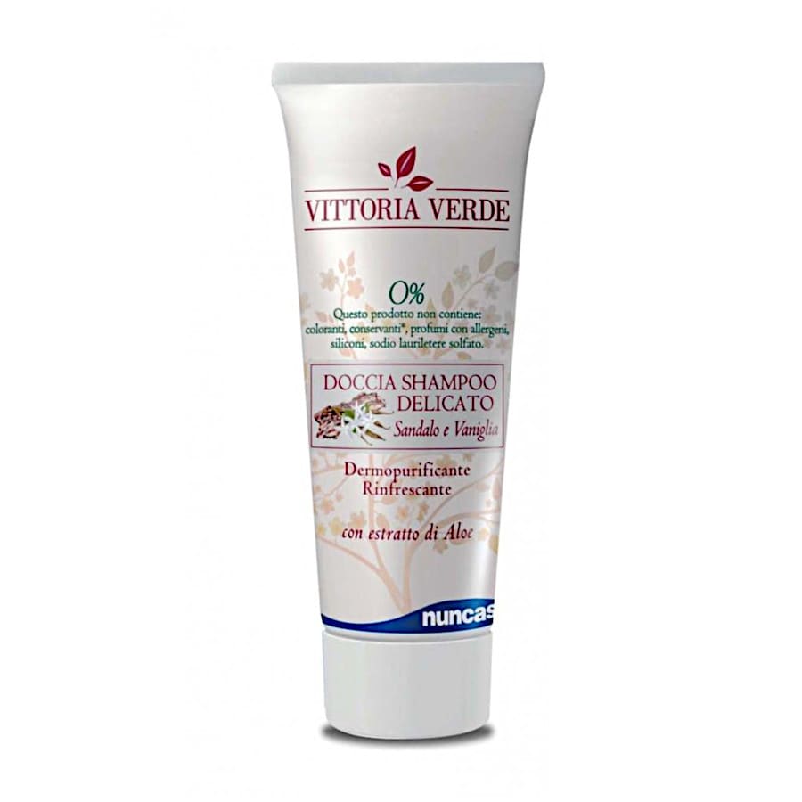 Nuncas - Doccia Shampoo Delicato Sandalo E vaniglia Ml.200 Vittoria Verde