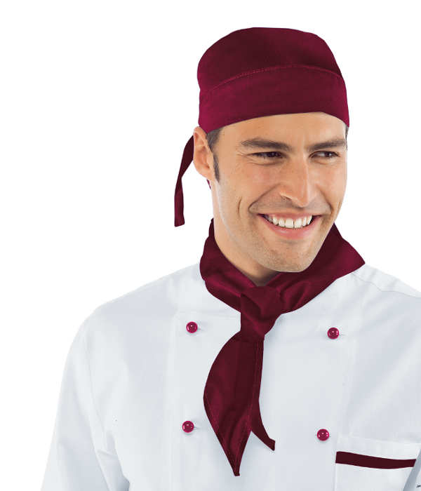 BANDANA BORDEAUX 65% POLYESTER 35% COTTON