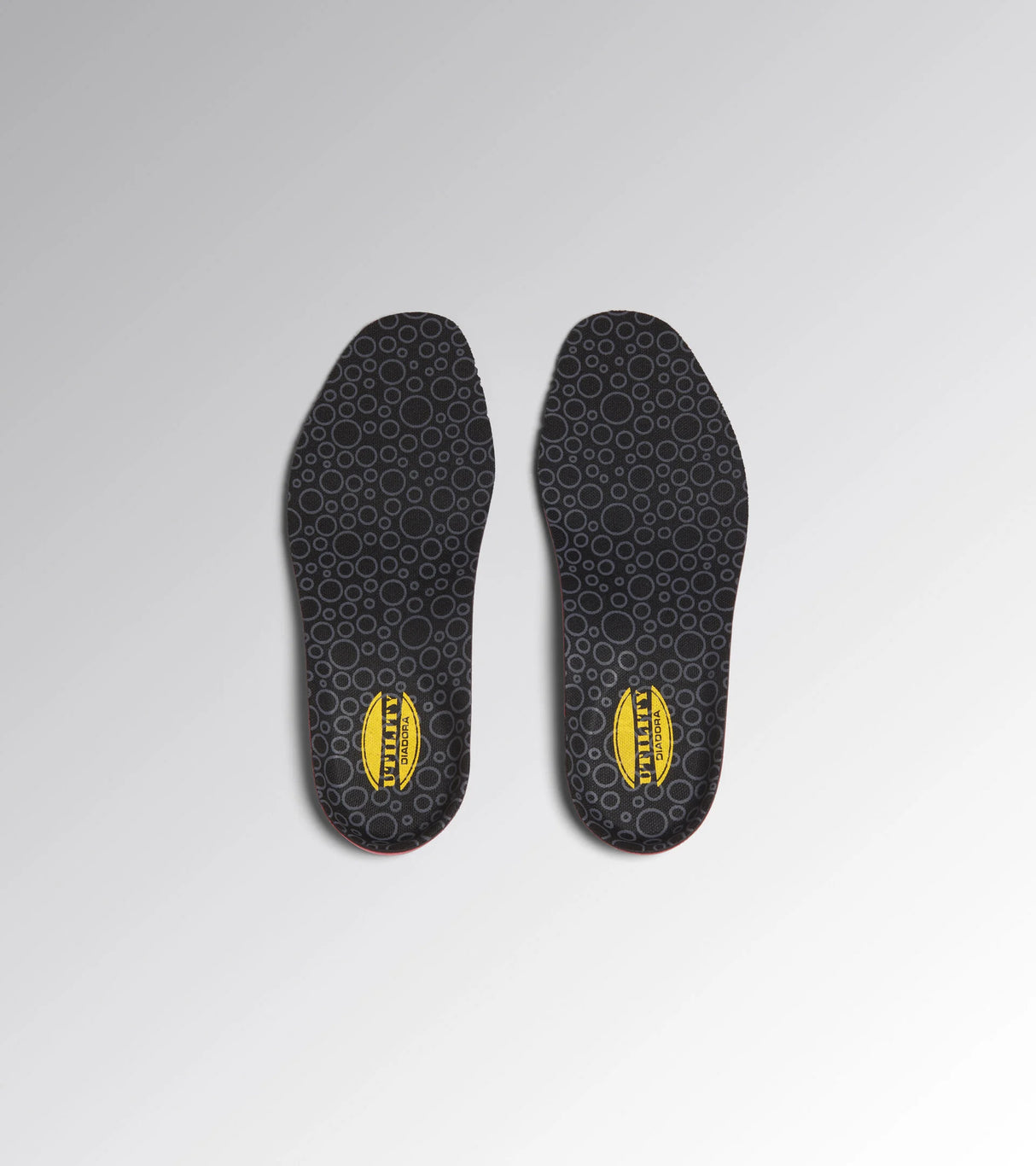 INSOLE PU ATHENA NERO FUMO/POMODORO