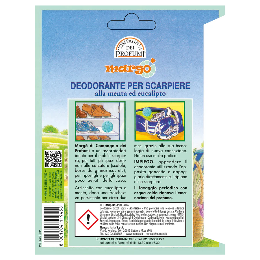 Nuncas - Margo Deodorante Per Scarpiere Pz1