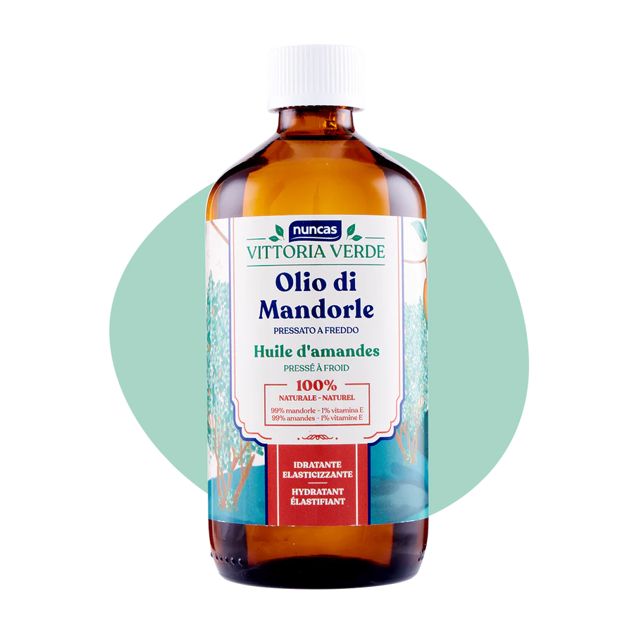 Nuncas - Olio Di Mandorle 100% Naturale Ml.250 Vittoria Verde