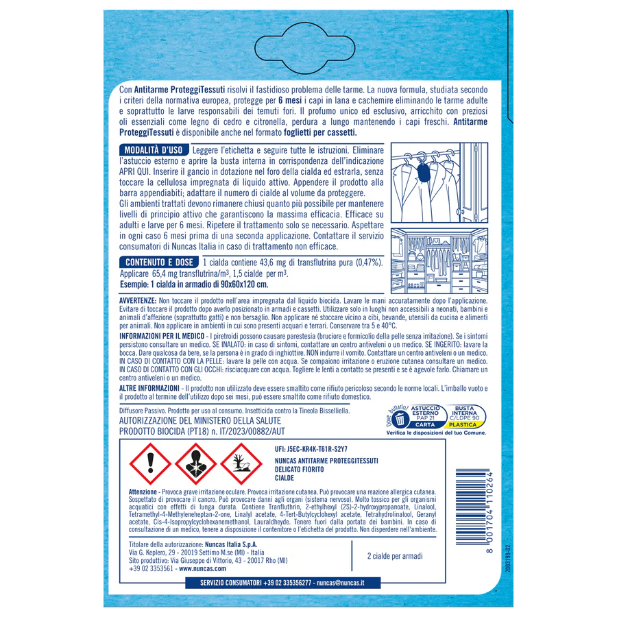 Nuncas - Antitarme Forte 2 cialde