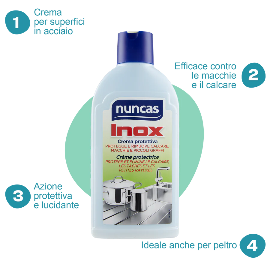Nuncas - Inox Crema Protettiva Ml.250