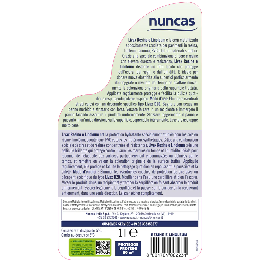 Nuncas - Resine E linoleum Lt.1