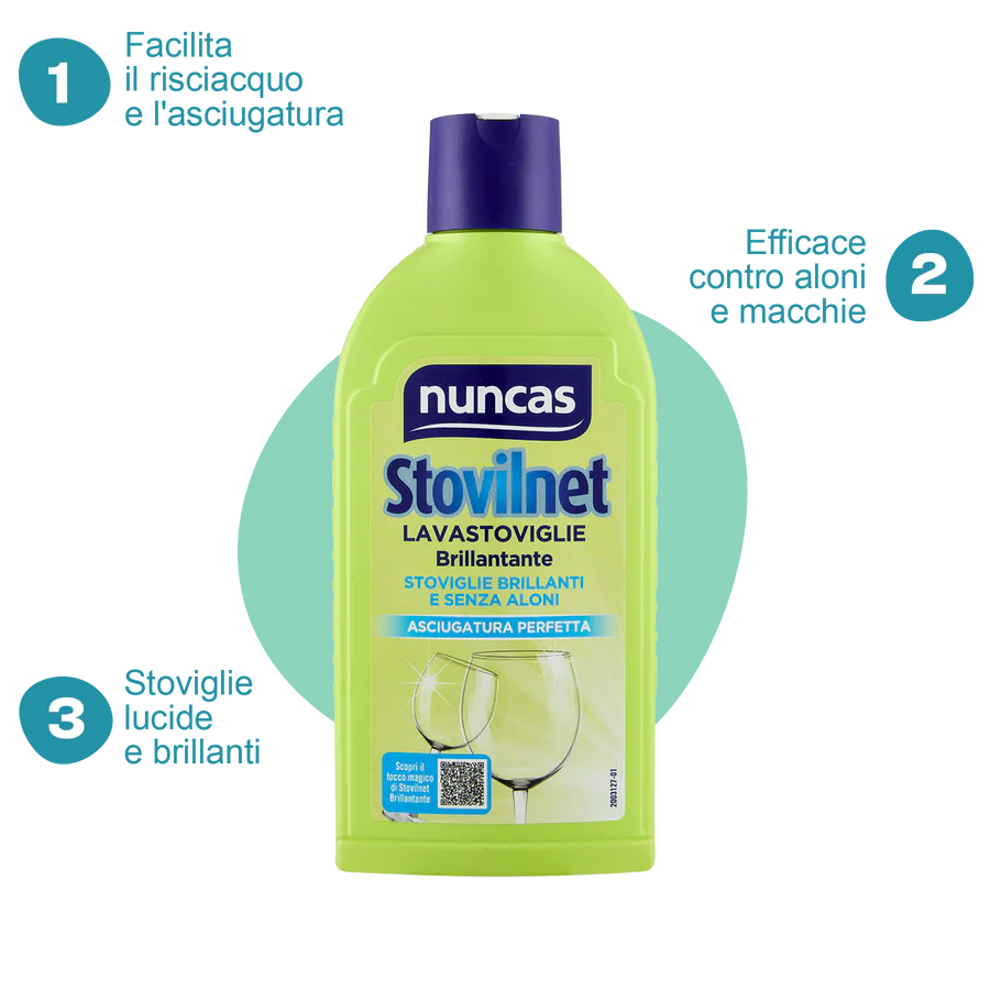 Nuncas - Stovilnet Lavastoviglie Brillantante Ml.250