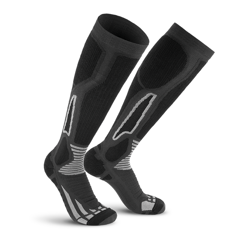 CALZA LUNGA SPORTPRO NERA/SILVER TG.L