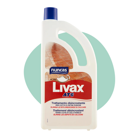 Nuncas Livax Trattamento Disincrostante AT6 Cotto e Pietre Porose - 1000ml