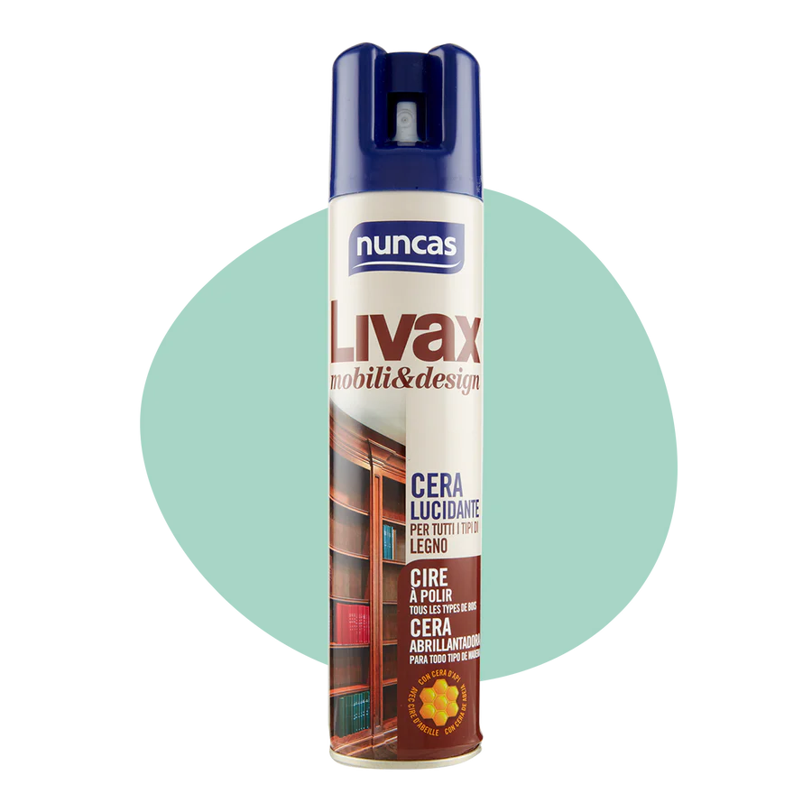 Nuncas - Mobili E design Cera Lucidante Spray Ml.300