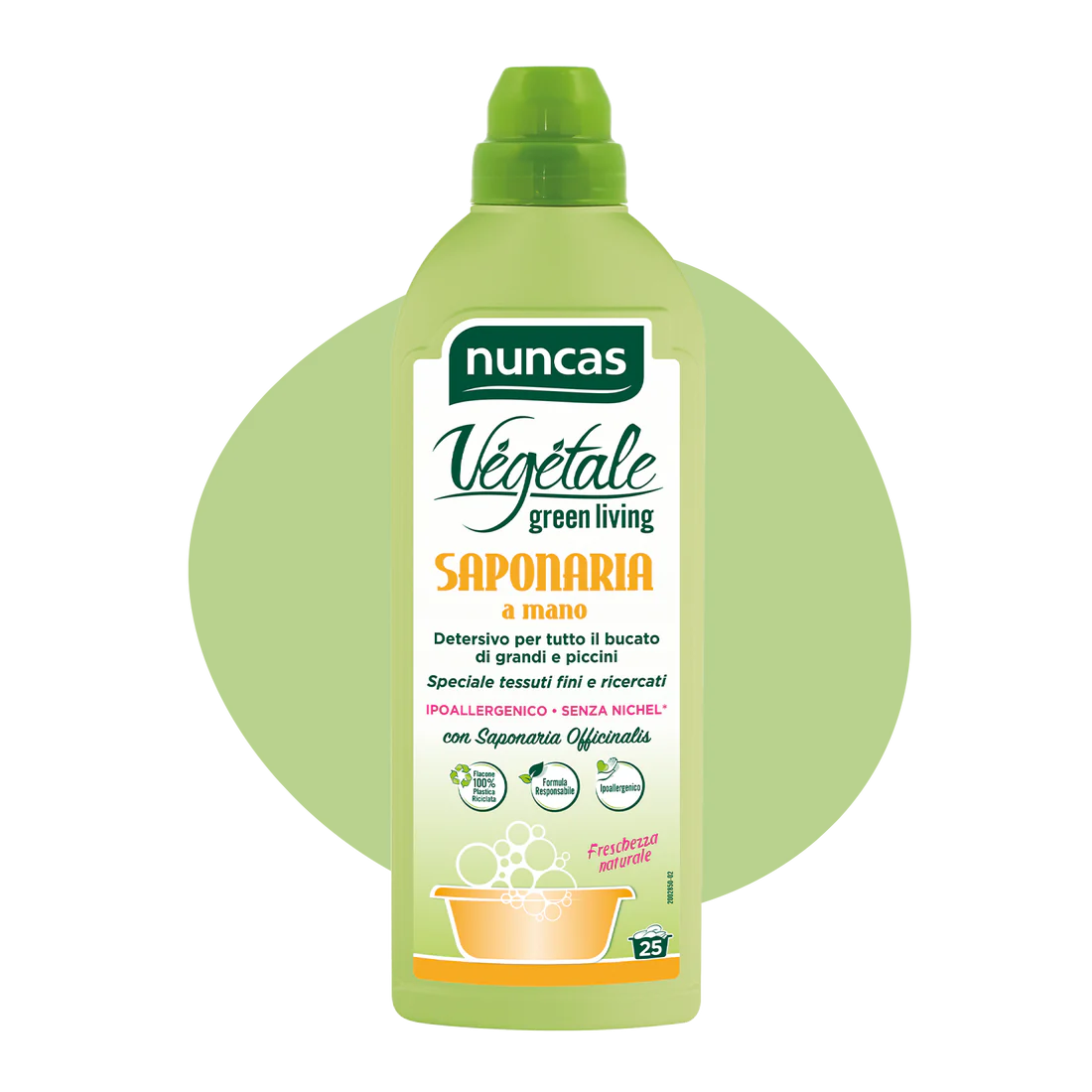 Nuncas - Vegetale Saponaria A mano Ml.750