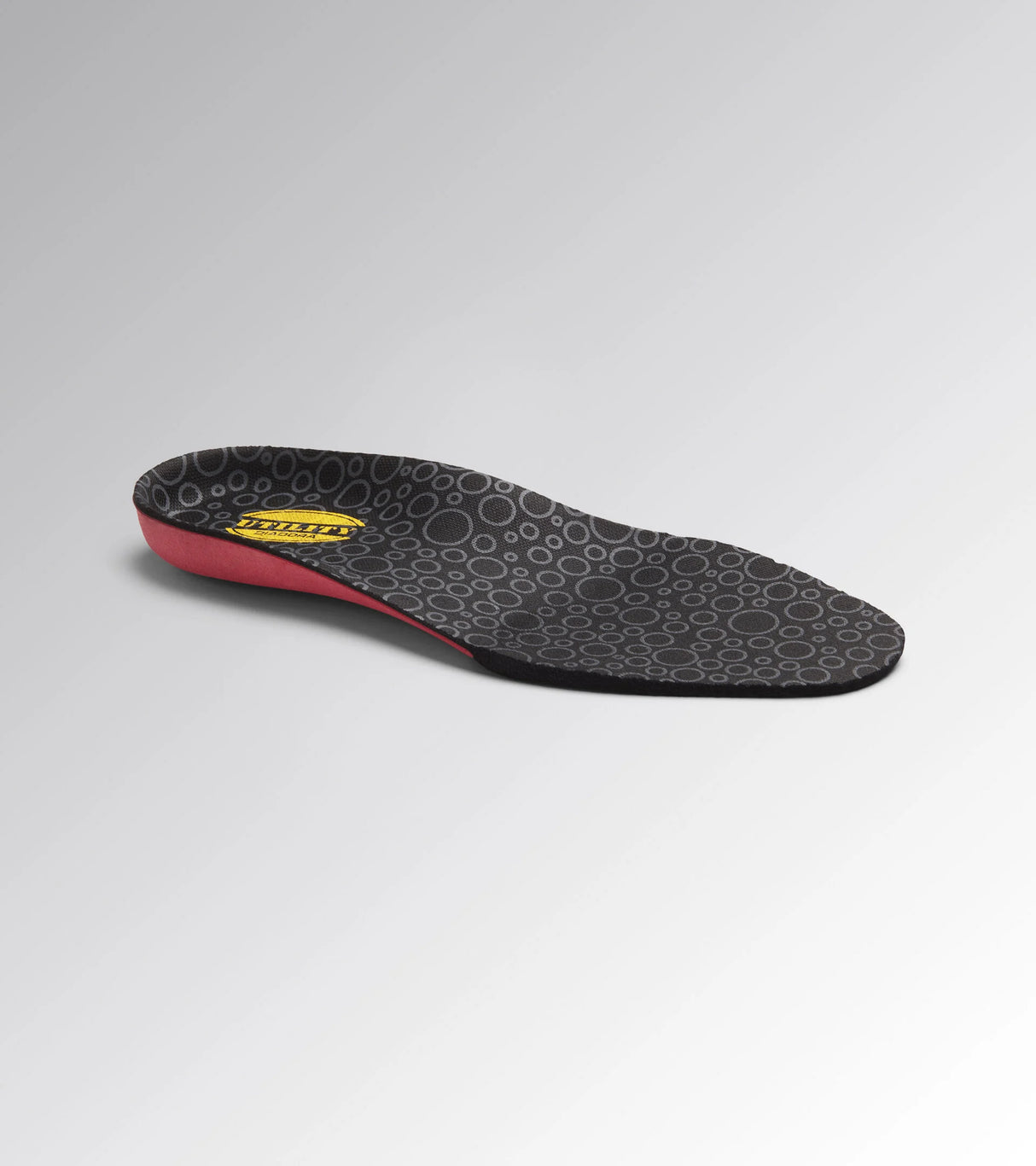 INSOLE PU ATHENA NERO FUMO/POMODORO