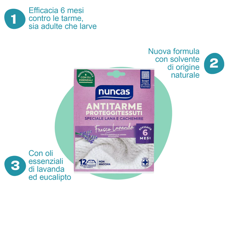 Nuncas - Antitarme Forte 12 Foglietti