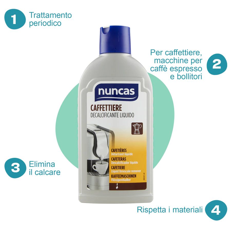 Nuncas - Caffettiere Decalcificante Liquido Ml.250