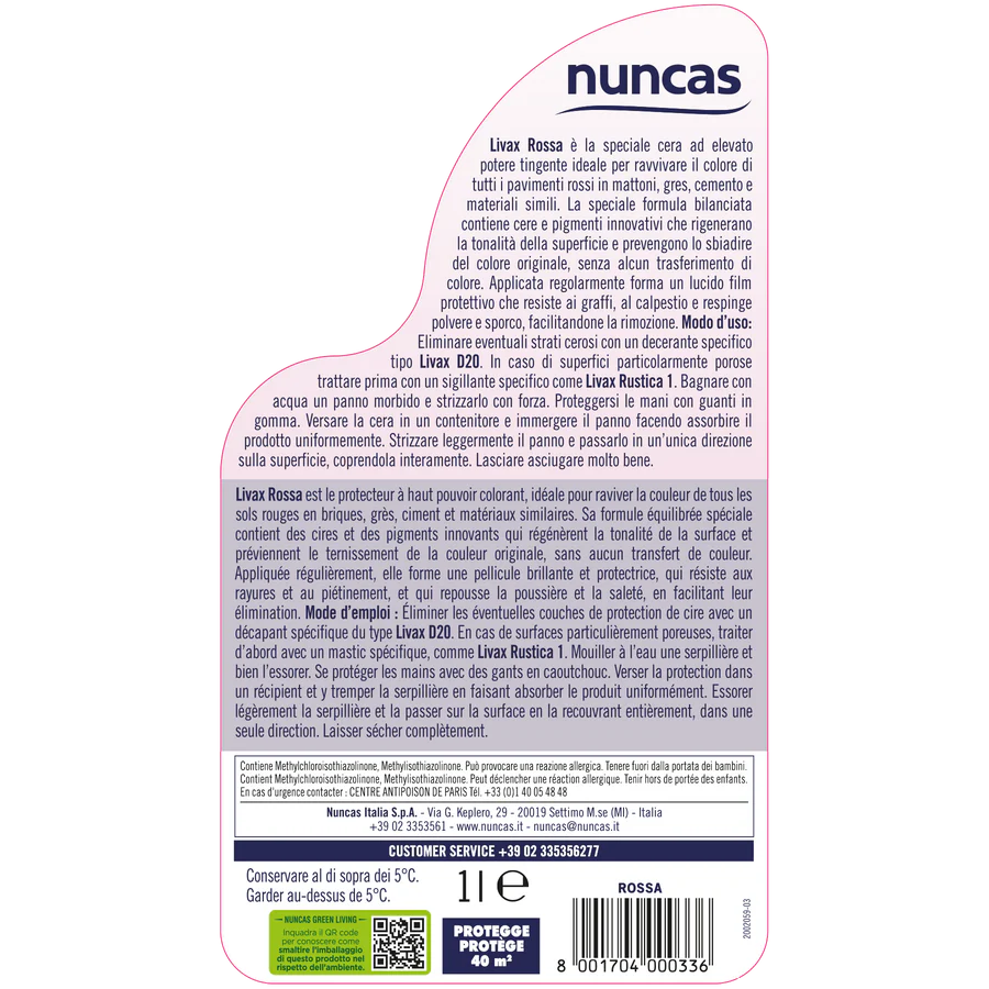 Nuncas - Livax Cera Rossa Lt.1