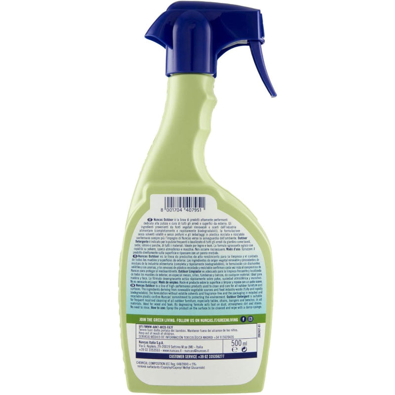 Nuncas - Outdoor Arredi Da Giardino Detergente Ml.500