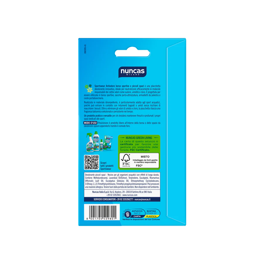 Nuncas - Sportswear Detergente Fibre Naturali Ml.750