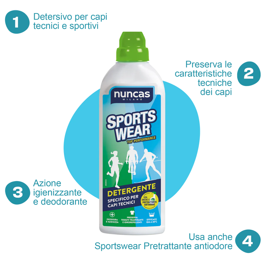 Nuncas - Sportswear Detergente Ml.750