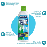 Nuncas - Sportswear Detergente Ml.750