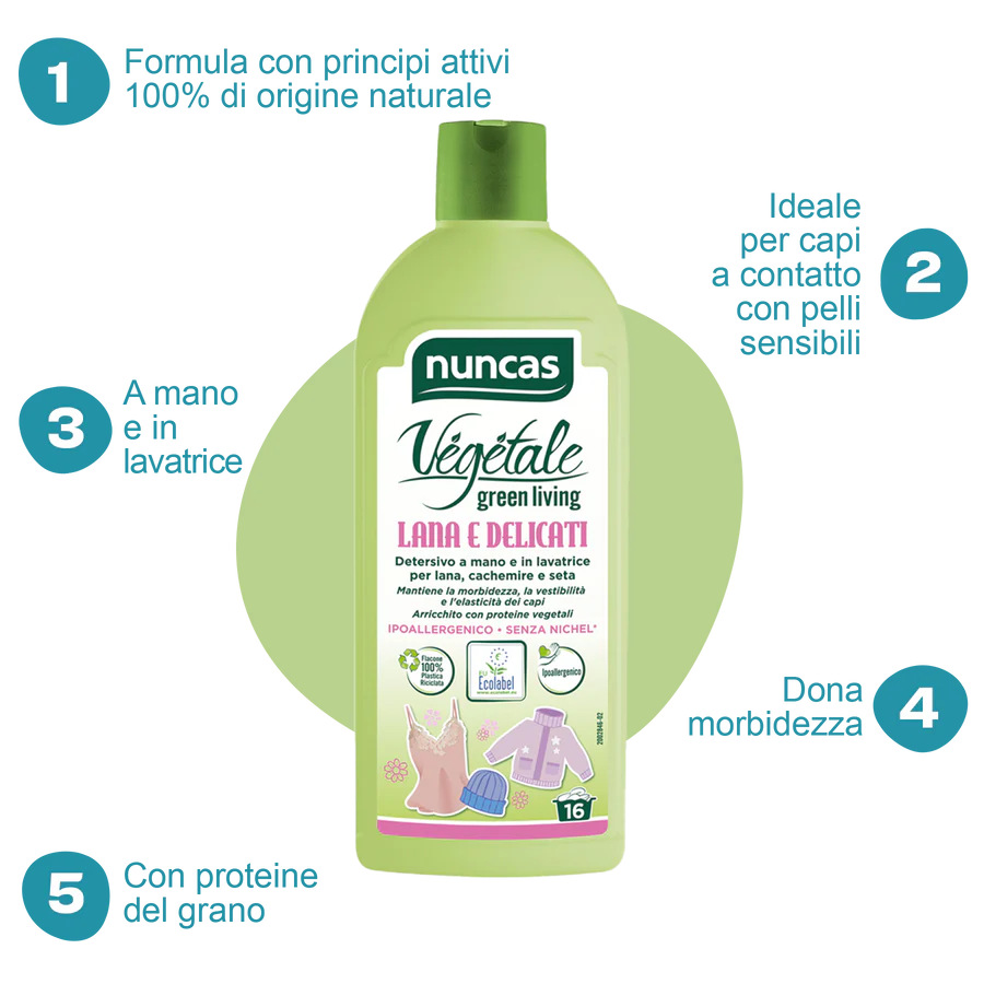 Nuncas - Vegetale Lana E delicati Ml.500