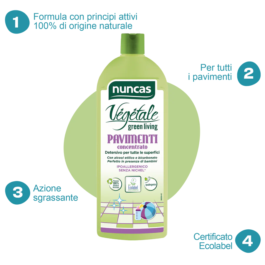 Nuncas - Vegetale Pavimenti Concentrato Lt.1