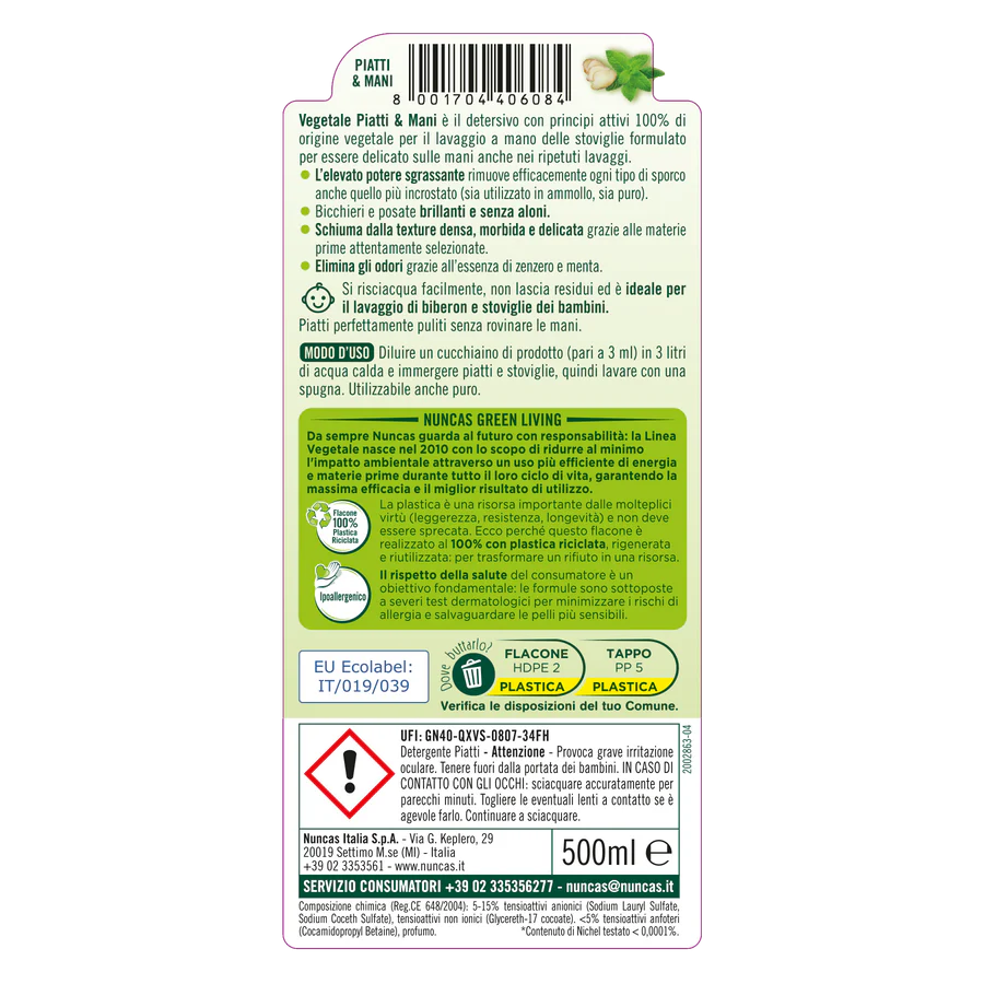 Multipack Vegetale piatti e mani – 3 x 500 ml