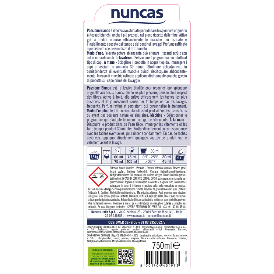 Passione Bianco Detersivo - 750ml