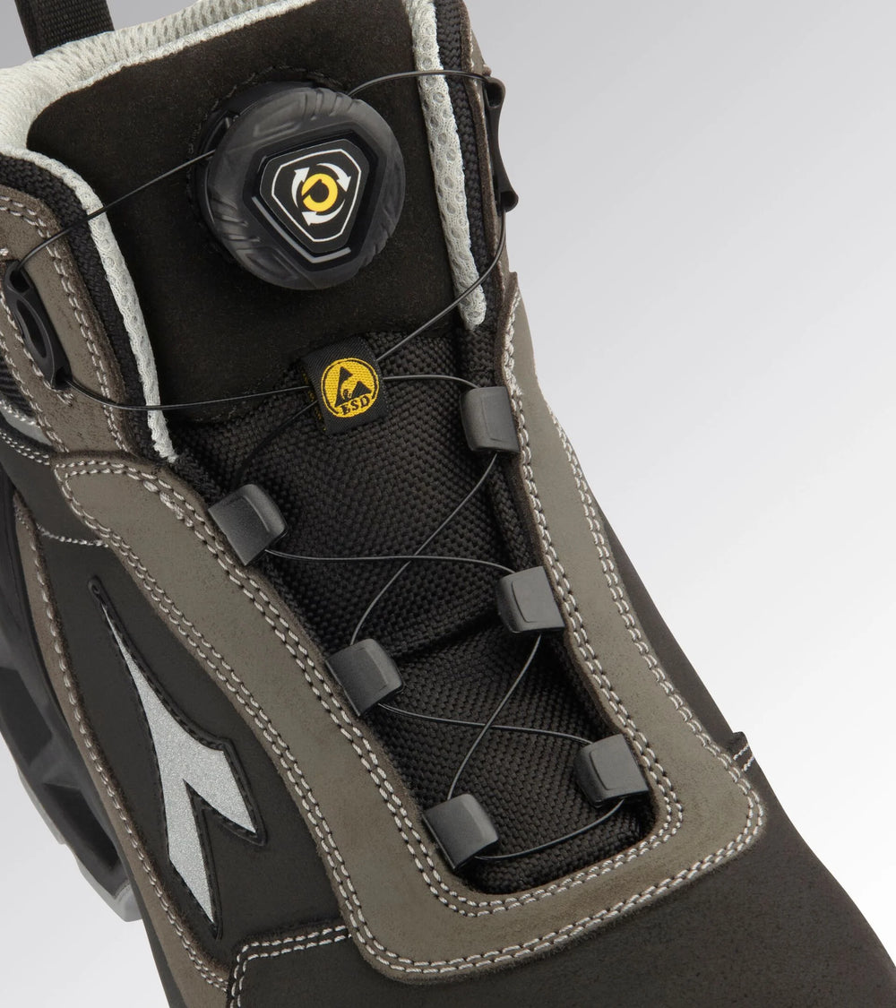 SCARPA DIADORA SHARK ALTA S3S FO SR SC ESD NERO/OMBRA