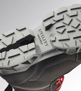 SCARPA DIADORA SHARK ALTA S3 SRC ESD NERO/ROSSO FLUO