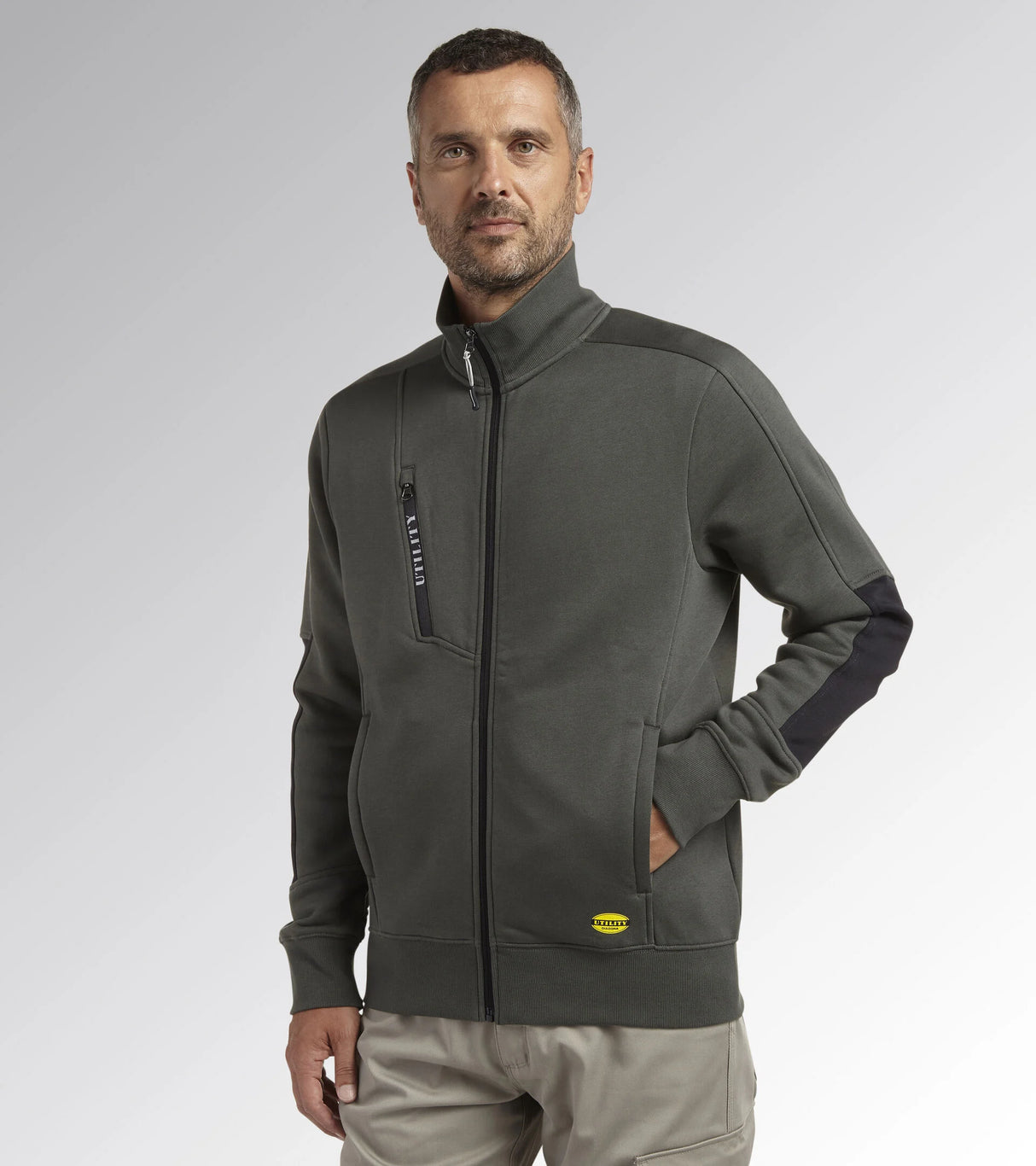 FELPA DIADORA SWEATSHIRT FZ LITEWORK